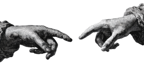 Sanat Kutusu — birbirine uzanan iki el